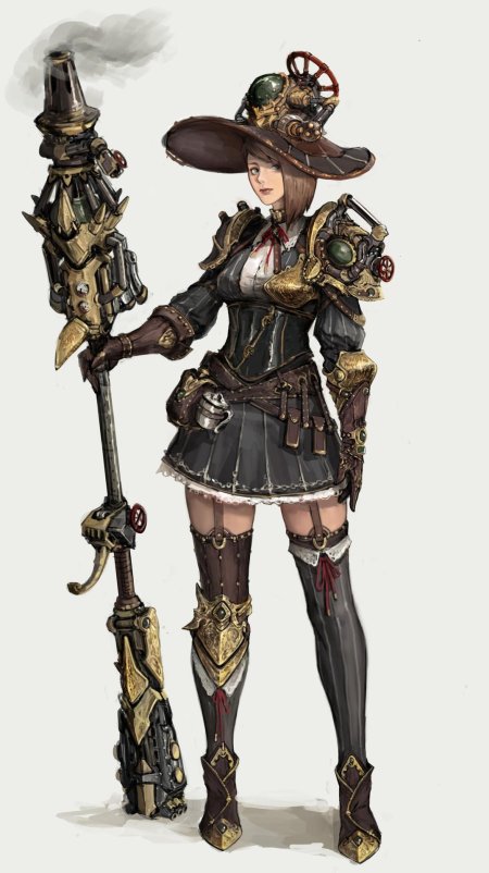 Character concept art стимпанк