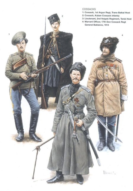 Форма солдат российской империи 1914