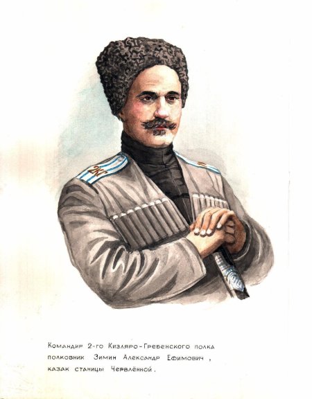 Портрет казака кубанского казачьего войска