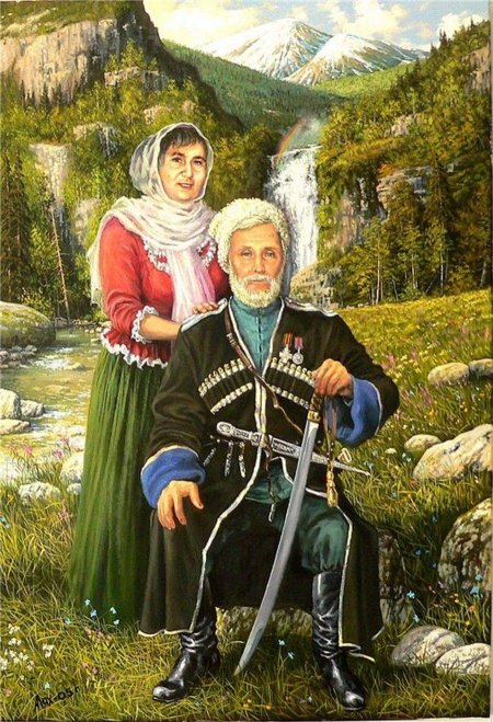 Терские казаки на тереке