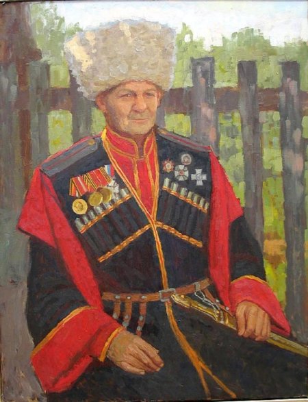 Портрет казака александр литовченко