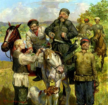 Донские казаки картина