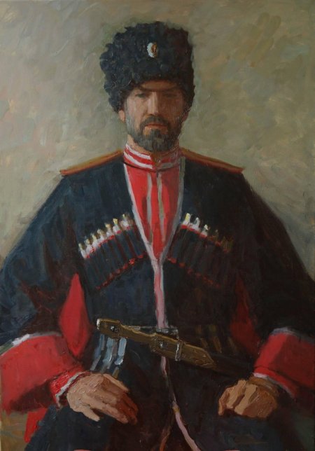 Портрет казака александр литовченко