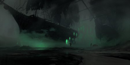 Летучий голландец корабль призрак пираты карибского моря