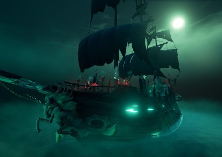 Корабль мрачные приключения sea of thieves