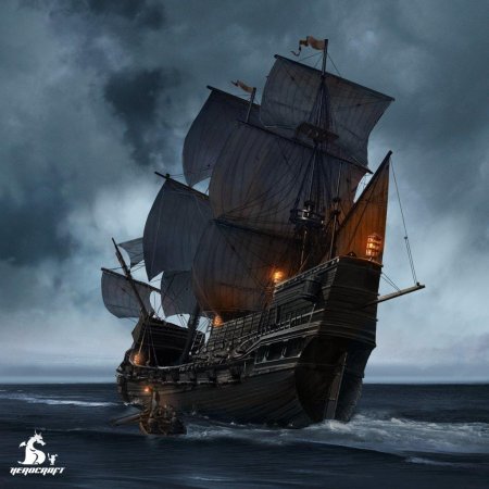 Корабль из пиратов карибского моря черная жемчужина