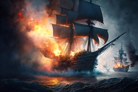 Корабли пиратов карибского моря