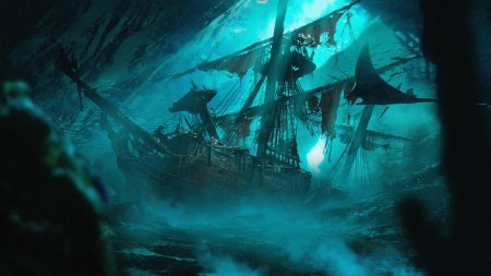 Корабль из пиратов карибского моря летучий голландец