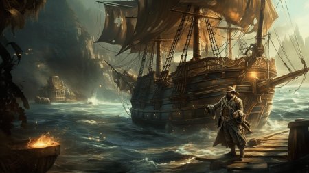 Морской бой пираты карибского моря