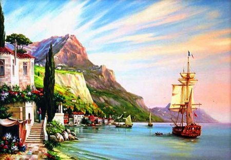 Картины морской пейзаж