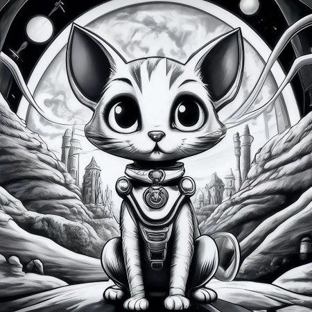 Кот пришелец