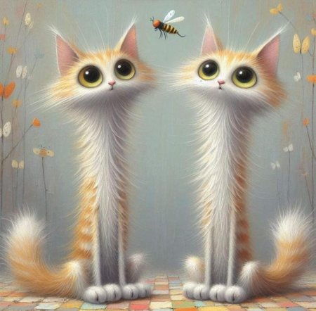 Иллюстрация кошка
