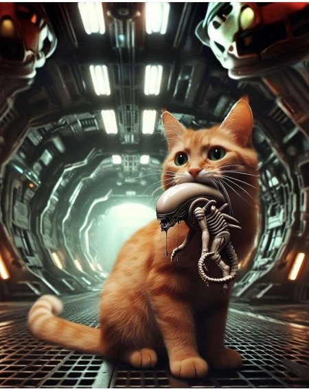 Кот чужой