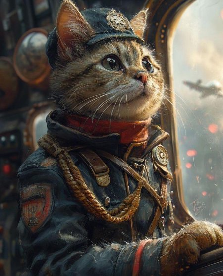 Кот пилот