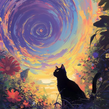 Кошачий арт