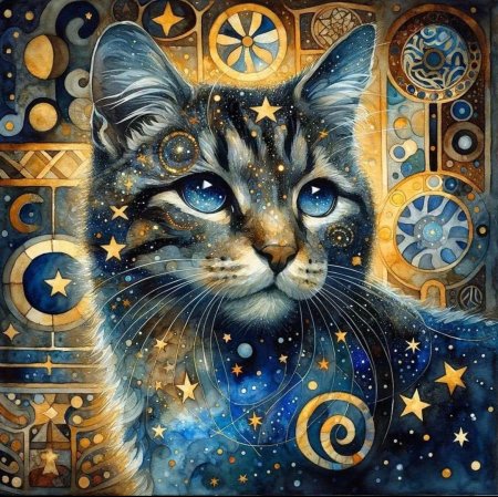 Кошачий арт