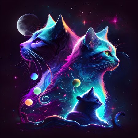 Кошачий арт