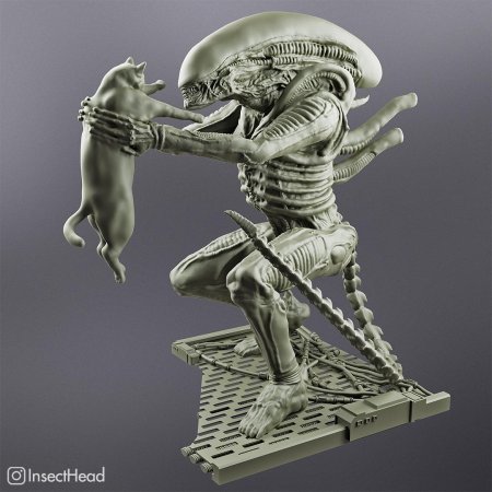 Ксеноморф чужой 3d