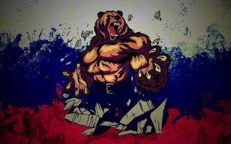 Россия медведь