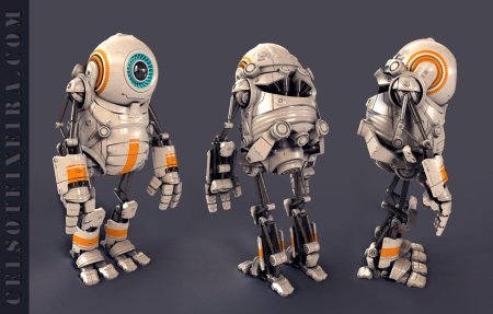 Робот sci fi референс