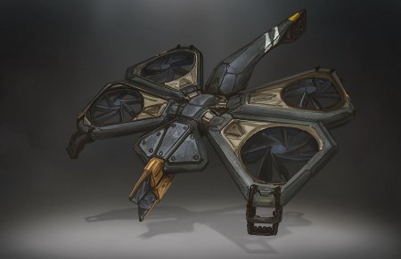 Дрон концепт арт sci-fi