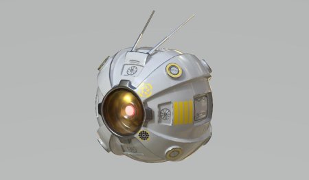 Sci fi дроид разведчик