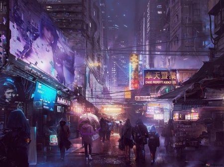 Cyberpunk 2077 arts улица