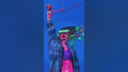 Арты в стиле киберпанк