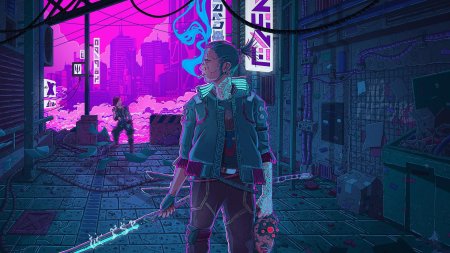 Пиксельный киберпанк город / pixel cyberpunk city