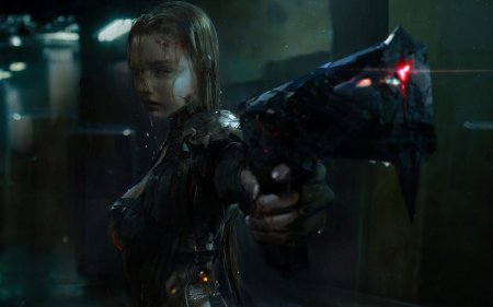 Cyberpunk 2077 киборги girl
