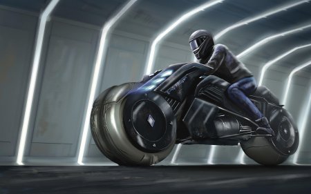 Cyberpunk мотоцикл