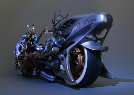 Cyberpunk мотоцикл концепт