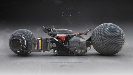 Мотоцикл scifi концепт art