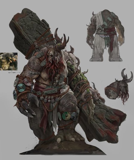 God of war 2018 огры