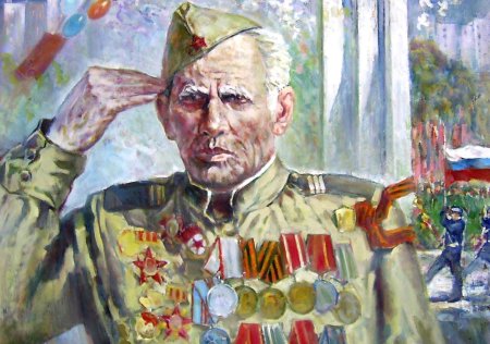 Портрет ветерана великой отечественной войны