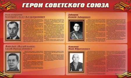 Стенд о герое советского союза