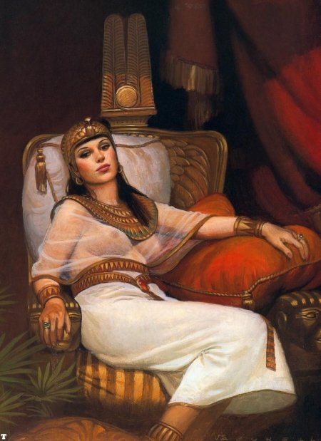 Клеопатра царица египта картины