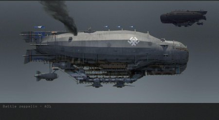 Zeppelin дизельпанк дирижабли