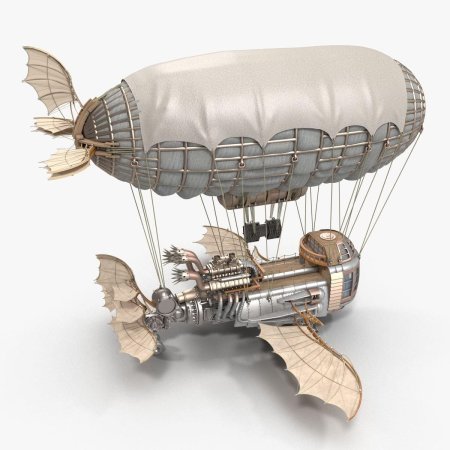 Steampunk дирижабль