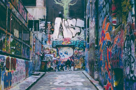 Street art in melbourne