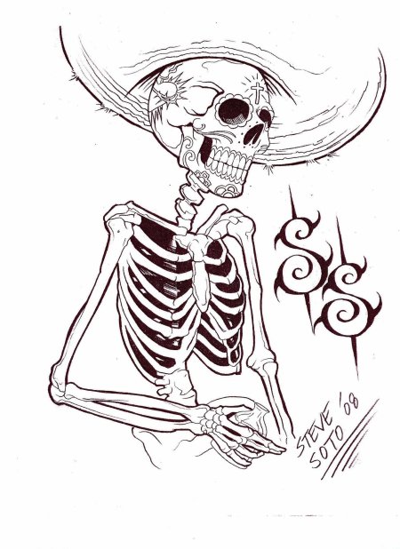 Рисунки скелет