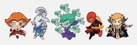 Герои dota 2 чиби