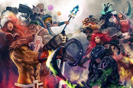 League of legends dota 2