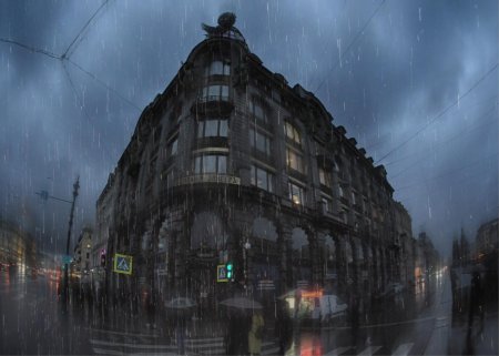 Дождливый санкт петербург