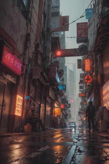 Cyberpunk city