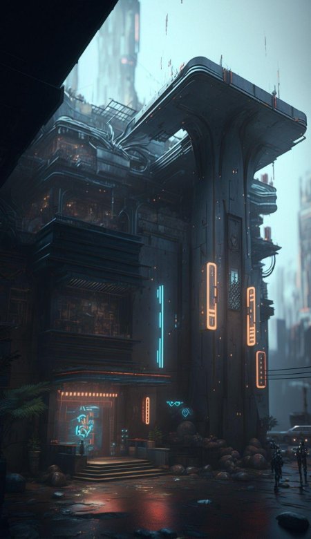 Sci fi cyberpunk
