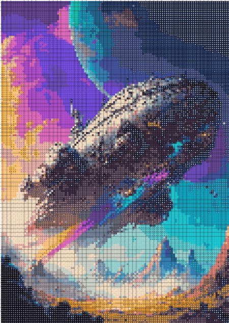 Алмазная мозаика космос готовые
