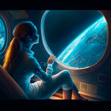 Космическая девушка