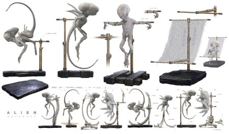 Фигурка ксеноморфа - (чужой завет) alien 17см