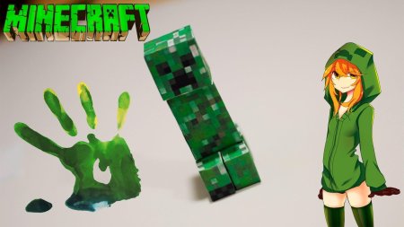 Minecraft крипер девушка